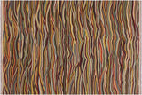 Eclectic Turkish Kilim Drusilla Hand-Woven Wool Rug - 6'0'' x 8'2''