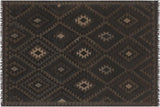 Southwestern Turkish Kilim Max Hand-Woven Wool Rug - 4'9'' x 6'3''