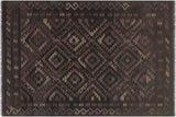 Bohemian Turkish Kilim Hollie Hand-Woven Wool Rug - 5'5'' x 8'2''