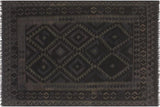 Southwestern Turkish Kilim Frankie Hand-Woven Wool Rug - 5'0'' x 6'5''