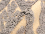 handmade Modern Moroccan Hi Ivory Blue Hand Knotted RECTANGLE 100% WOOL area rug 5x7