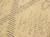handmade Modern Moroccan Hi Ivory Blue Hand Knotted RECTANGLE 100% WOOL area rug 5x7
