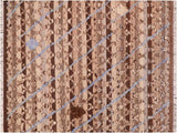 handmade Modern Moroccan Hi Tan Brown Hand Knotted RECTANGLE 100% WOOL area rug 6x9
