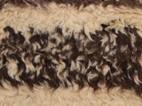 handmade Modern Moroccan Ivory Brown Hand Knotted RECTANGLE 100% WOOL area rug 6x9