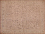 Antique Bohemian Dorian Blue/Brown Wool Rug - 7'10'' x 11'1''