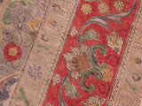 handmade Vintage Blue Red Hand Knotted RECTANGLE 100% WOOL area rug 8x11
