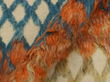handmade Modern Moroccan Beige Blue Hand-Woven RECTANGLE 100% WOOL area rug 5 x 8