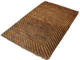 Contemporary Gabbeh Laquita Blue/Green Wool Rug - 3'1'' x 5'1''