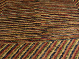 Contemporary Gabbeh Laquita Blue/Green Wool Rug - 3'1'' x 5'1''