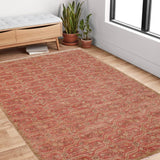 handmade Transitional Kafkaz Chobi Ziegler Pink Green Hand Knotted RECTANGLE 100% WOOL area rug 6 x 9