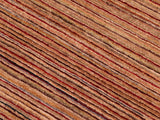 Contemporary Gabbeh Cheryll Tan/Beige Wool Rug - 6'1'' x 8'9''