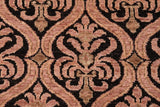 handmade Transitional Kafkaz Chobi Ziegler Black Tan Hand Knotted RECTANGLE 100% WOOL area rug 6 x 9