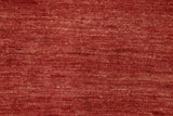 Handmade Kafakz Chobi Ziegler Modern Contemporary Red Red Hand Knotted Rectangel Hand Knotted 100% Vegetable Dyed wool area rug 6 x 8