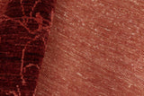 Handmade Kafakz Chobi Ziegler Modern Contemporary Red Red Hand Knotted Rectangel Hand Knotted 100% Vegetable Dyed wool area rug 6 x 8
