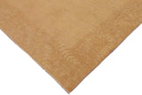 Handmade Kafakz Chobi Ziegler Modern Contemporary Tan Beige Hand Knotted Rectangel Hand Knotted 100% Vegetable Dyed wool area rug 9 x 11