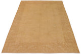 Handmade Kafakz Chobi Ziegler Modern Contemporary Tan Beige Hand Knotted Rectangel Hand Knotted 100% Vegetable Dyed wool area rug 9 x 11