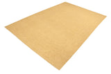 Handmade Kafakz Chobi Ziegler Modern Contemporary Tan Lt. Tan Hand Knotted Rectangel Hand Knotted 100% Vegetable Dyed wool area rug 10 x 14