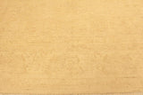 Handmade Kafakz Chobi Ziegler Modern Contemporary Tan Lt. Tan Hand Knotted Rectangel Hand Knotted 100% Vegetable Dyed wool area rug 10 x 14