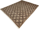 handmade Modern Moroccan Hi Tan Brown Hand Knotted RECTANGLE 100% WOOL area rug 8x10