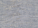 handmade Modern Abstract Gray Blue Machine Made RECTANGLE POLYESTER area rug 9x12