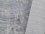 handmade Modern Abstract Gray Blue Machine Made RECTANGLE POLYESTER area rug 9x12
