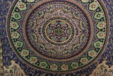 handmade Geometric Pillow Blue Green Handmade RECTANGLE throw pillow 2 x 2